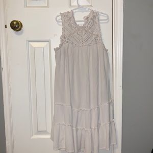 Off white Weatern style girls dress!